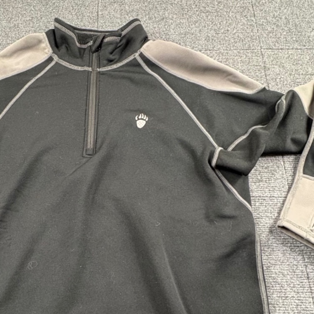 Alaskan Hardgear Duluth Polartec Power Stretch 1/4 Zip Pullover Mens Medium